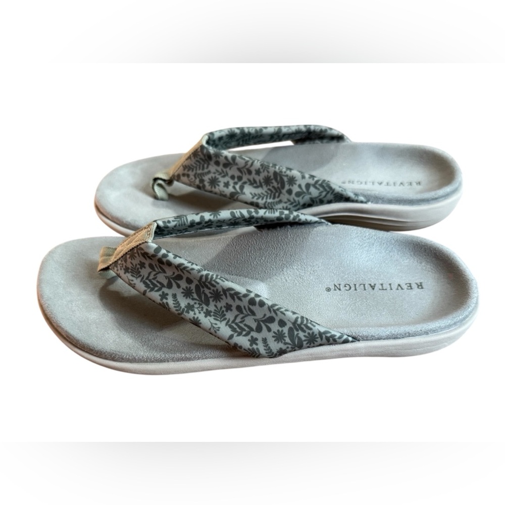 Revitalign Orthotic Memory Foam Thong Sandals / Flip Flops Style: Euphoria. 9W